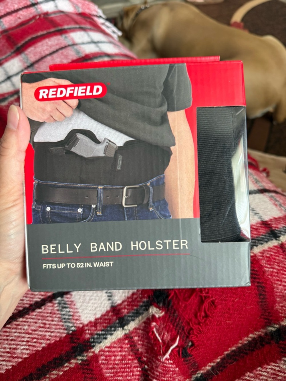 Black Belly Band Holster for Men
